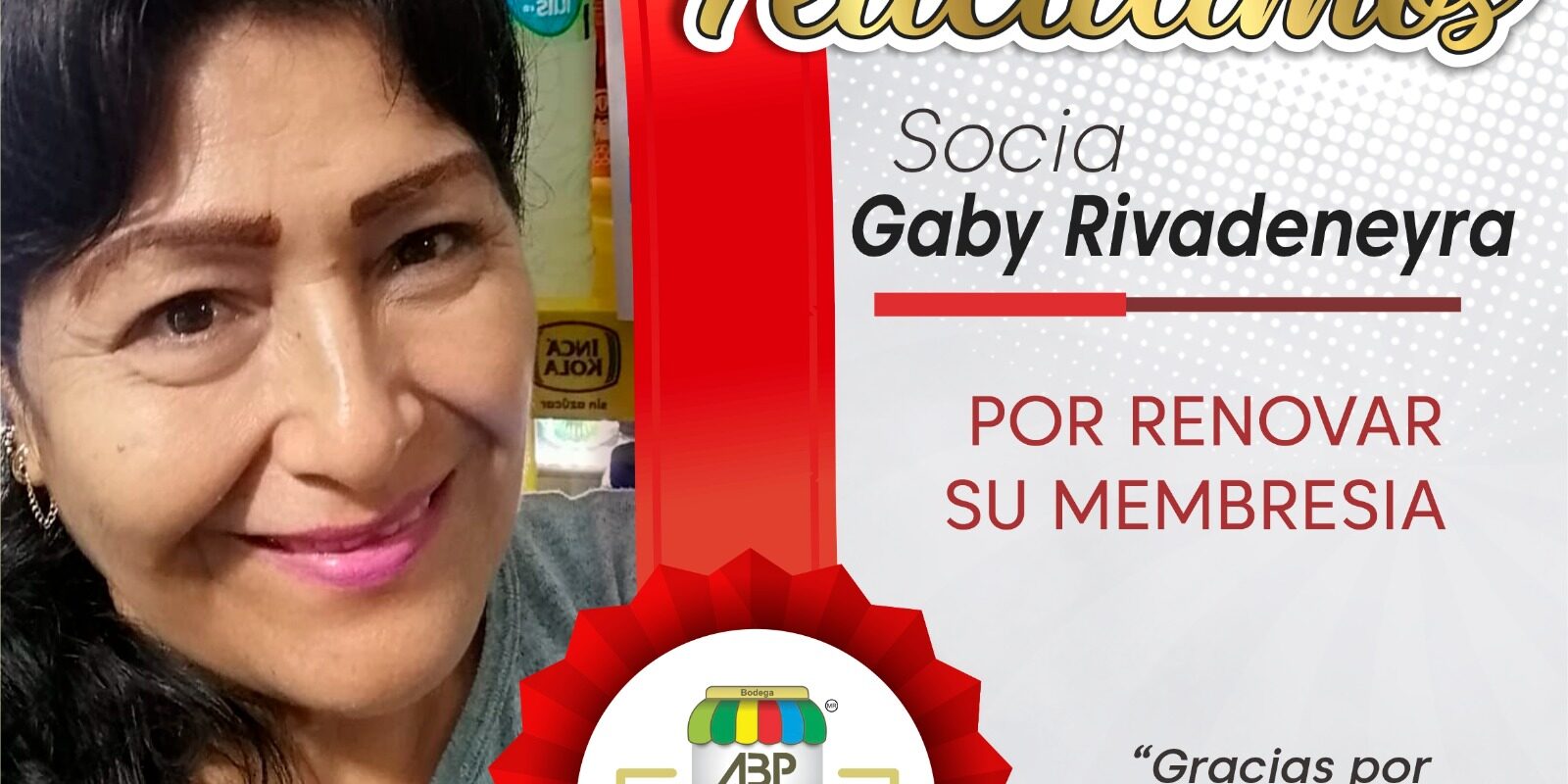 felicitamos a gabry rivadeynera abp certificado
