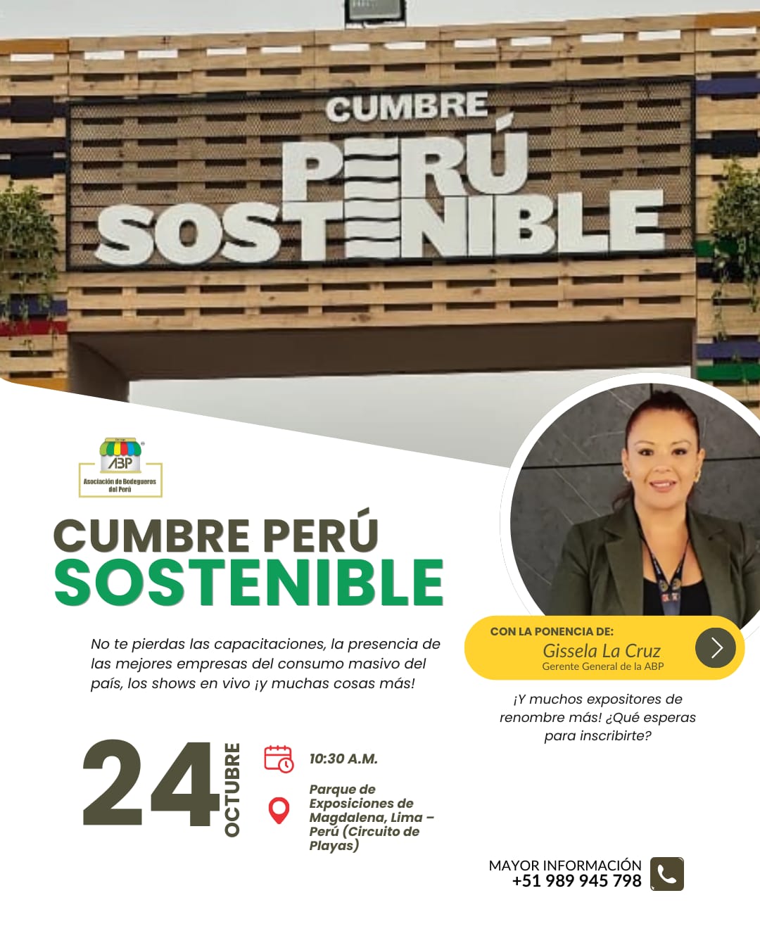 gissela cumbre sostenible 2025